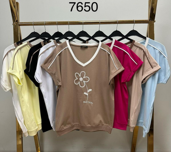 Bluzki damskie Roz Standard, Mix kolor Paczka 10 szt